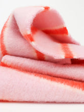 Load image into Gallery viewer, Wool Blend Candy Fluffy Scarf Pink Red