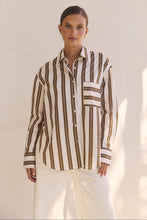 Load image into Gallery viewer, Mirelle Shirt Cream Brown