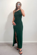 Load image into Gallery viewer, Julita One Shoulder Maxi Dress Green