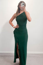 Load image into Gallery viewer, Julita One Shoulder Maxi Dress Green