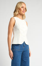 Load image into Gallery viewer, Meshki Vest Top White