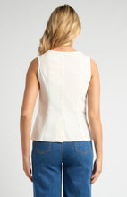 Load image into Gallery viewer, Meshki Vest Top White