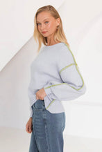 Load image into Gallery viewer, Sharon Knit Jumper Blue Green | Paper Heart