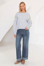 Load image into Gallery viewer, Sharon Knit Jumper Blue Green | Paper Heart