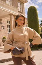 Load image into Gallery viewer, Norella Cape Coat Camel
