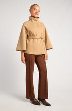 Load image into Gallery viewer, Norella Cape Coat Camel