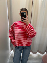 Load image into Gallery viewer, Zac Cotton Long Sleeve Top Pink Red