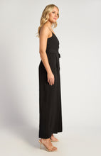 Load image into Gallery viewer, Giada Gold Chain Strap Jumpsuit Black