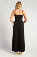 Load image into Gallery viewer, Giada Gold Chain Strap Jumpsuit Black