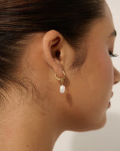 Load image into Gallery viewer, Daphne 18K Gold Plated Pearl Earrings