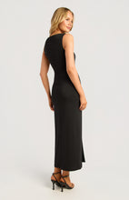 Load image into Gallery viewer, Buena Gold Feature Dress Black