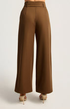Load image into Gallery viewer, Skylar Gold Buckle Pants Dark Brown