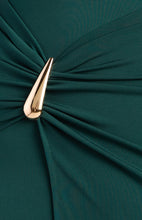 Load image into Gallery viewer, Buena Gold Feature Dress Jade