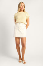 Load image into Gallery viewer, Contrast Stitch Denim Mini Skirt