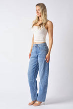 Load image into Gallery viewer, Wakee Barrel Jeans Blue Denim