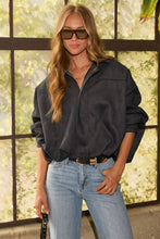 Load image into Gallery viewer, Yara Suede Bomber Jacket Black
