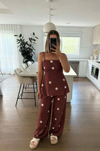 Load image into Gallery viewer, Kailani Top Brown Polka Dot