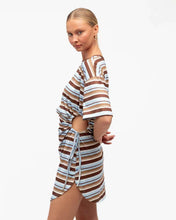 Load image into Gallery viewer, Olivia Stripe Mini Dress Paper Heart