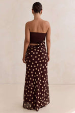 Load image into Gallery viewer, Tegan Polka Dot Dress Brown