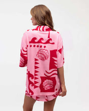 Load image into Gallery viewer, Sunari Set Pink Red Tropical Print