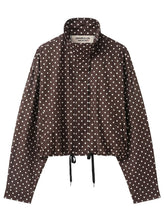 Load image into Gallery viewer, Alex Spray Jacket Brown Polka Dot