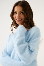 Load image into Gallery viewer, Emmie Knit Sweater - Ice Blue | Cartel & Willow