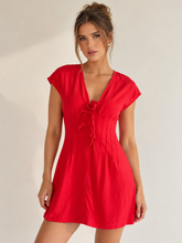Load image into Gallery viewer, Sunday Mini Dress Red | Paper Heart
