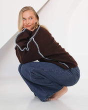 Load image into Gallery viewer, Sharon Knit Jumper Chocolate | Paper Heart
