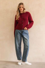 Load image into Gallery viewer, Ruby Noir Cardigan Merlot | Ebby and I
