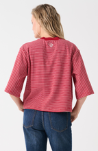 Load image into Gallery viewer, Hallie Tee - Red Stripe | Cartel &amp; Willow
