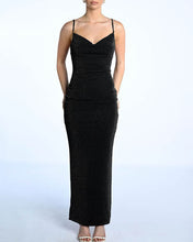 Load image into Gallery viewer, Ziel Midi Dress Black Sparkle
