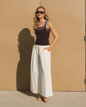 Load image into Gallery viewer, Juna Contrast Tank Plum | Paper Heart
