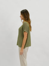 Load image into Gallery viewer, Amelie Knit Top Olive | Worthier
