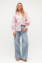 Load image into Gallery viewer, Harper Striped Shirt Pink | Label Of Love
