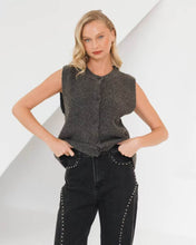 Load image into Gallery viewer, Louise Knit Tank Grey | Paper Heart

