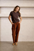 Load image into Gallery viewer, Tirion Knit Tee Chocolate
