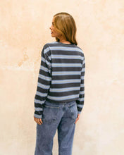 Load image into Gallery viewer, Nika Long Sleeve Tee Blue Stripe
