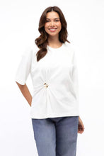 Load image into Gallery viewer, Elevated Twist Tee White | Label Of Love
