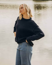 Load image into Gallery viewer, Antonia Knit Jumper Navy | Paper Heart
