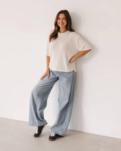 Load image into Gallery viewer, Winnie Relaxed Knit Top White | Label Of Love
