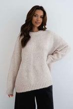 Load image into Gallery viewer, Lena Knit Jumper Oatmeal
