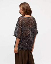 Load image into Gallery viewer, Zahni Sequins Tee Black

