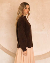 Load image into Gallery viewer, Sam Knit Jumper Chocolate | Ebby and I
