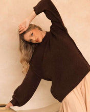 Load image into Gallery viewer, Sam Knit Jumper Chocolate | Ebby and I
