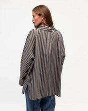 Load image into Gallery viewer, Emma Stripe Shirt Choc | Paper Heart
