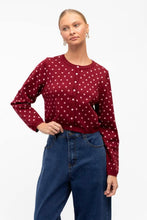 Load image into Gallery viewer, Bekah Cardigan Red Polka Dot | Paper Heart
