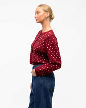 Load image into Gallery viewer, Bekah Cardigan Red Polka Dot | Paper Heart
