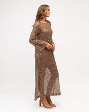 Load image into Gallery viewer, Zahni Sequins Dress Cocoa | Ebby And I
