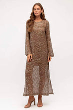 Load image into Gallery viewer, Zahni Sequins Dress Cocoa | Ebby And I
