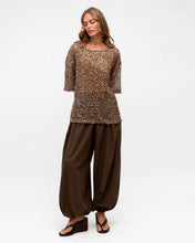Load image into Gallery viewer, Zahni Sequins Tee Cocoa | Ebby And I
